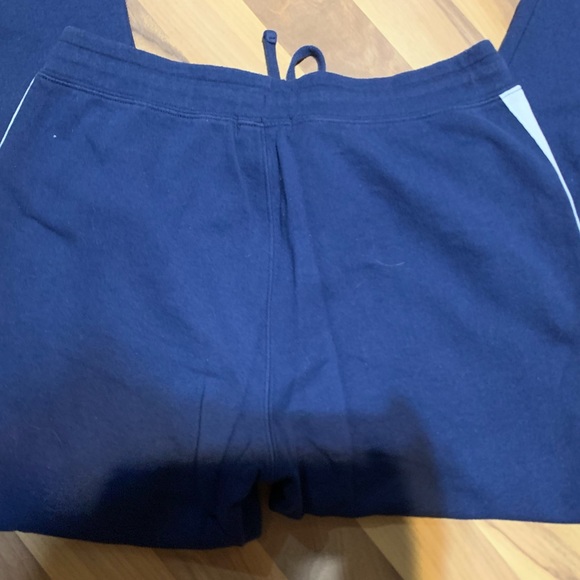 Pair of GAP blue terry joggers w/white stripe down legs. - Picture 12 of 13